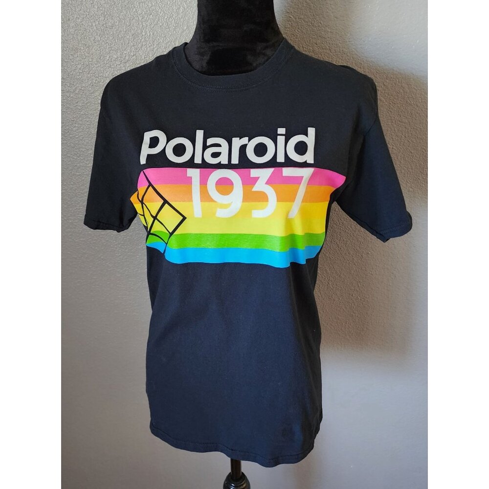Polaroid 1937 T Shirt Womens Size Small Graphic Print 100% Cotton